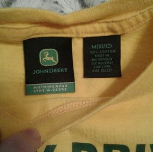 John Deere Tops - John Deere Tee Bright Yellow John Deere Tops - John Deere Tee Bright Yellow